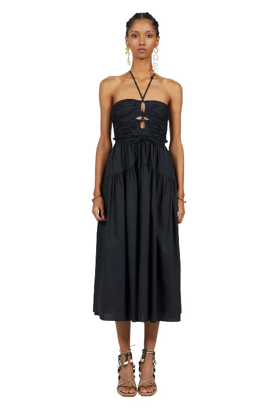 Ulla Johnson - Ella Dress - Noir Y2K unclassified dresses