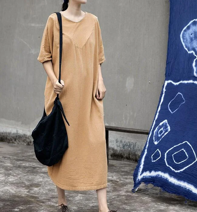 V Neck Women Dresses Casual Loose Women Dresses SSM97215 Holiday unclassified dresses