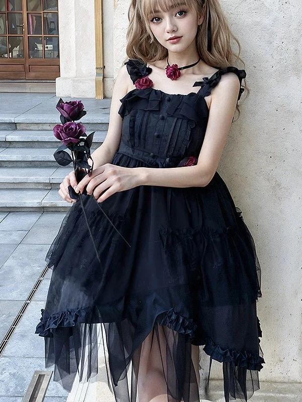 Women's Victorian Gothic Strap Dress Casual chic unclassified dresses