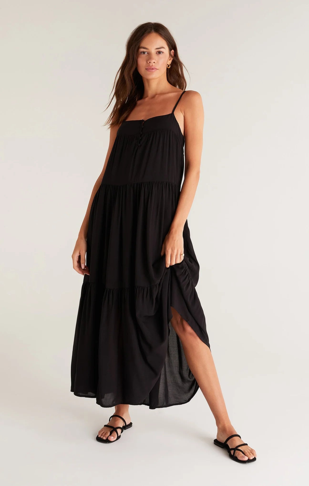 Z SUPPLY WAVERLY DRESS IN BLACK Elegant unclassified dresses