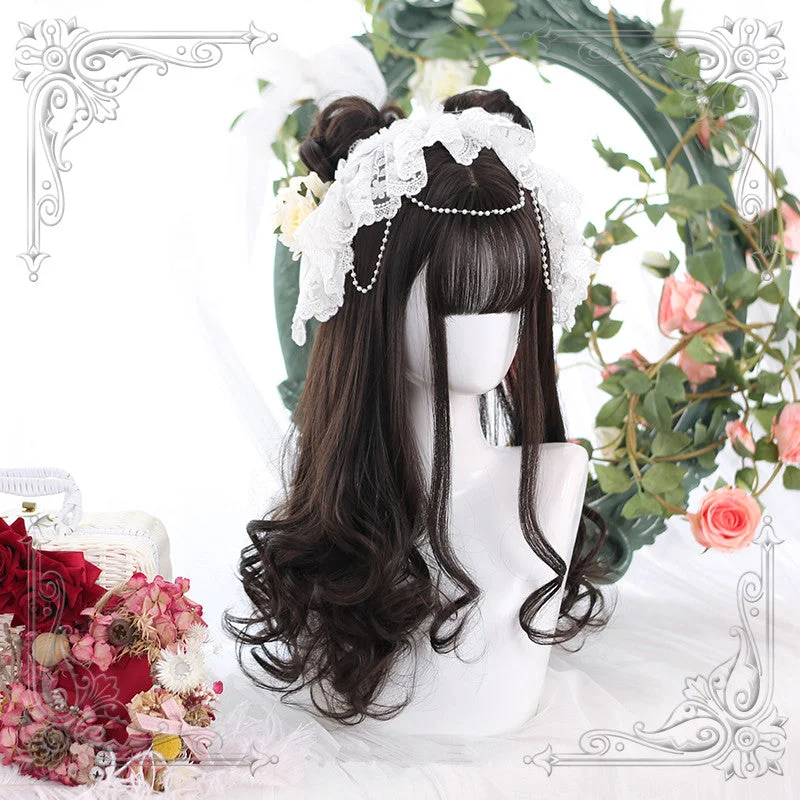 Lolita Long Curly Wig yv42719 Casual Long Skirt