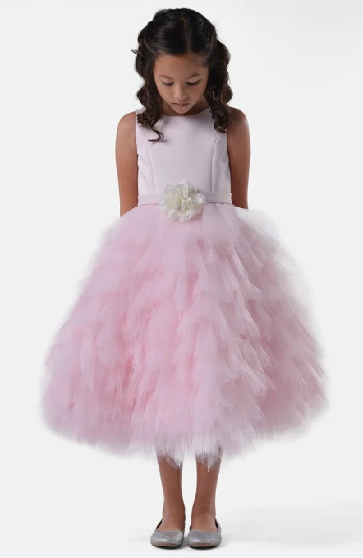 Us Angels Peony Dress - Satin & Tulle Dress (Size 14) Tulle Party Gown