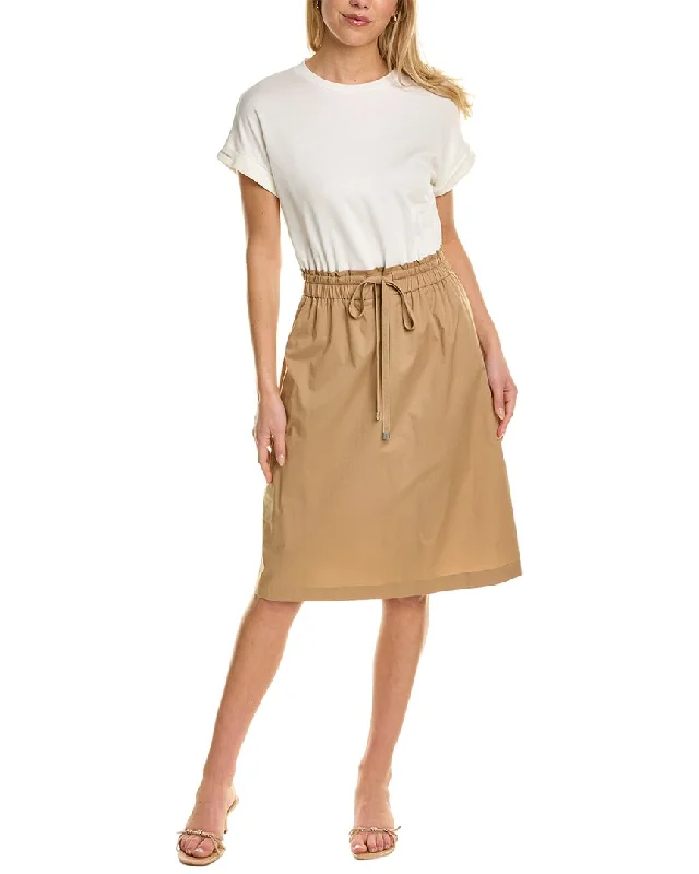 Peserico Drawstring Midi Dress Midi Skirt Trend