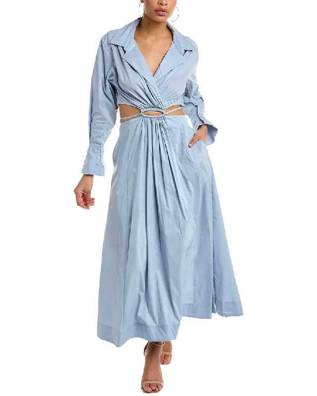 Jonathan Simkhai Alex Shirtdress Shirt Dress Wrap