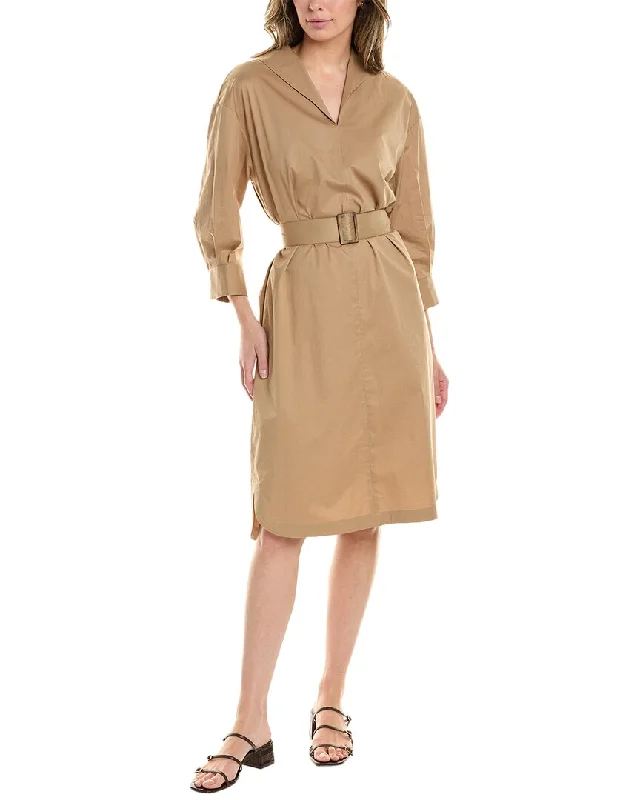 Peserico Shirtdress Boho Shirt Dress