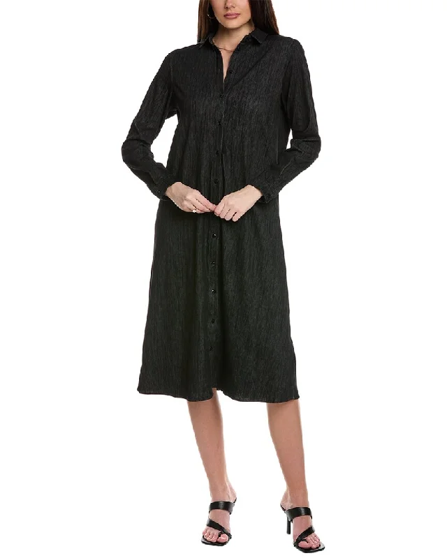 YAL New York Shirtdress Stretch Shirt Dress